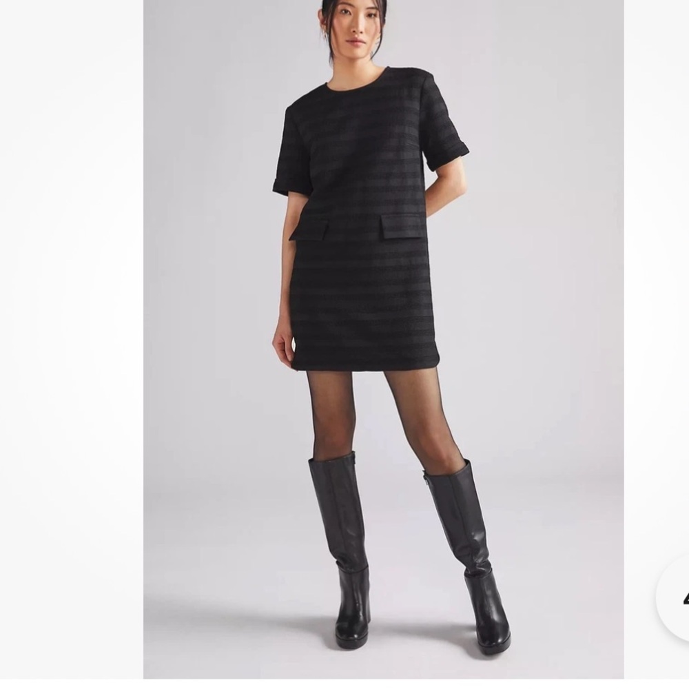 Sunday in Brooklyn (bought from Anthropologie) Black Shift Dress XS NWT